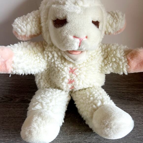 Vintage 1987 Baby Lamb Chop Shari Lewis Plush Hudson’s Hand Puppet EUC - Picture 2 of 7
